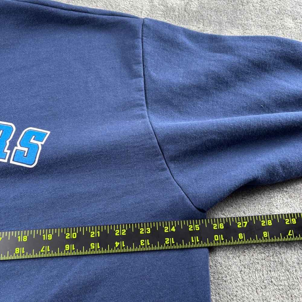 NFL Chargers Full Zip Hoodie Size Large Navy Blue Mens Gameday Fleece Sweatshirt - Picture 7 of 9